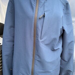 32 Degrees Navy Water-Resistant Softshell Raincoat